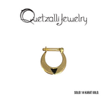 Quetzalli jewelry Quetzalli 14g "Mirage" Clicker