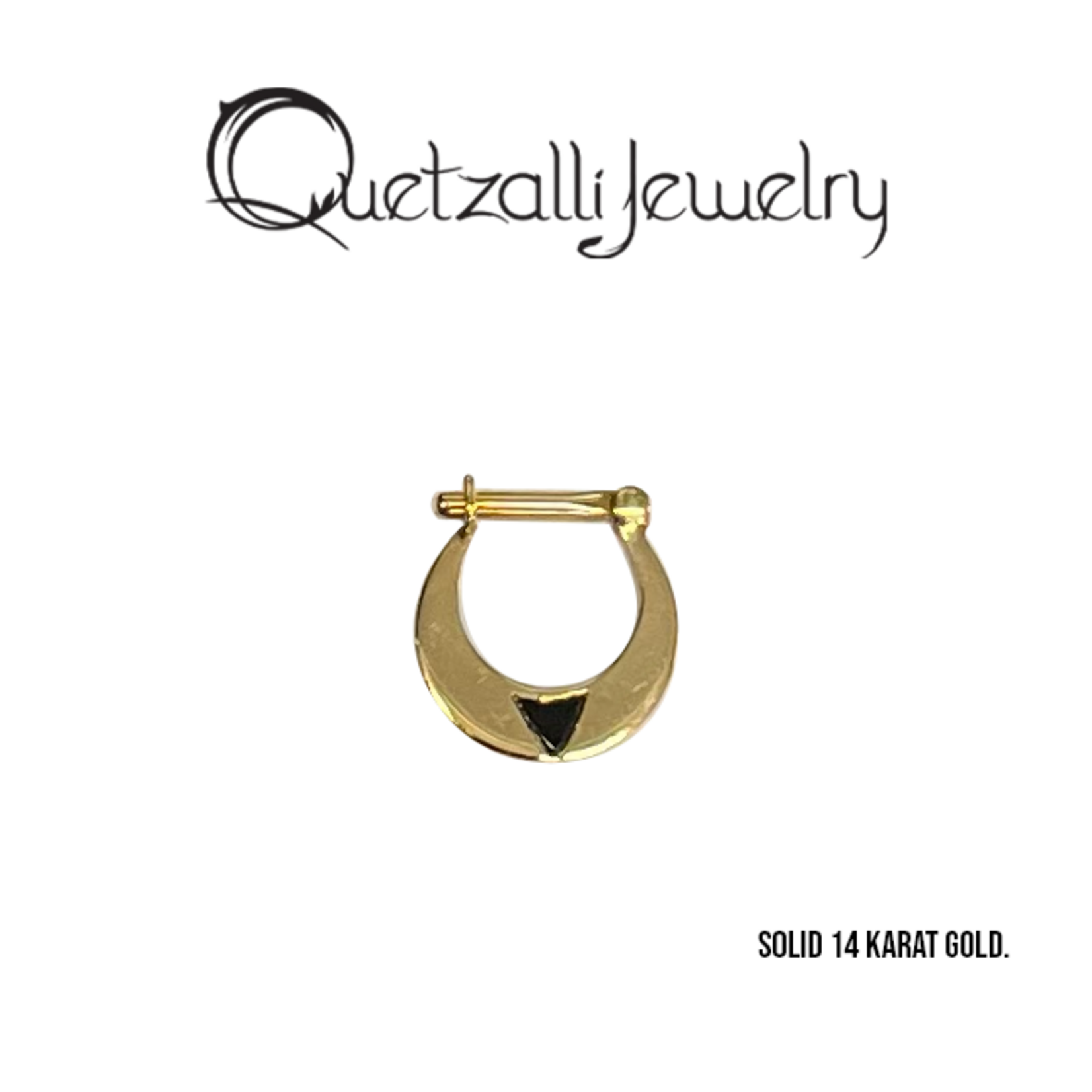 Quetzalli jewelry Quetzalli 14g "Mirage" clicker