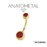 Anatometal Anatometal Regular Gold Navel Curve