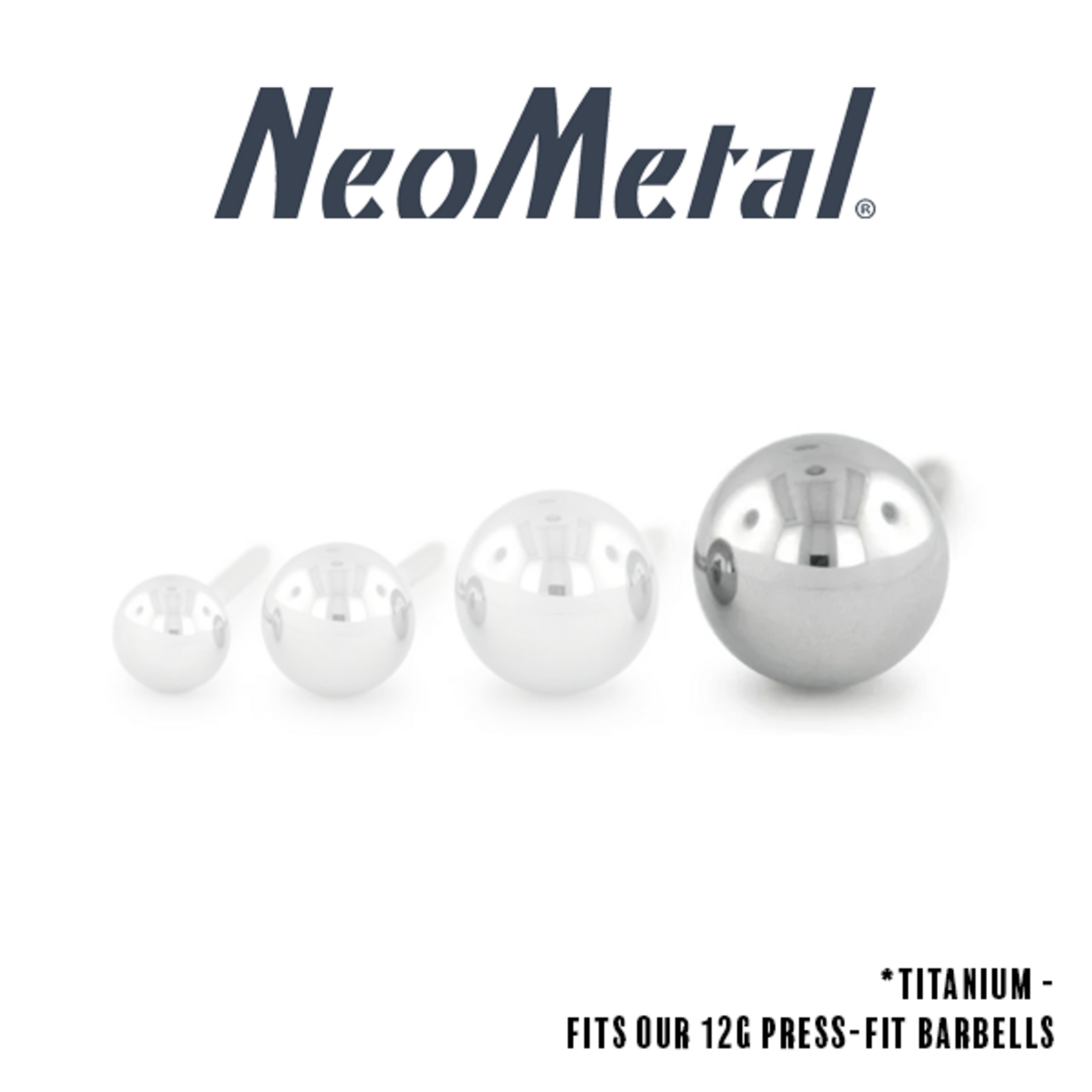 Neometal Neometal 12g titanium press-fit ball