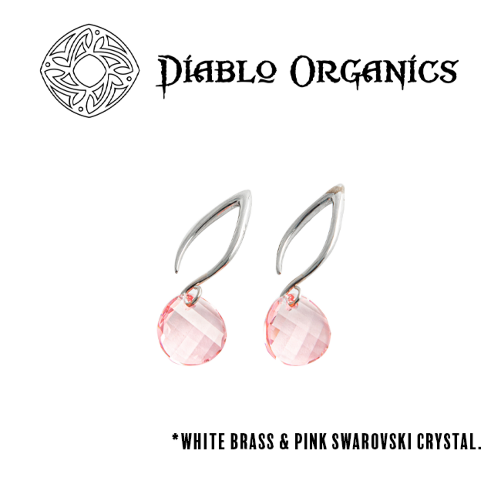 Diablo Organics Diablo Organics Pink Swarovski hanging design