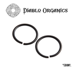 Diablo Organics Diablo Organics Ebony Hoops