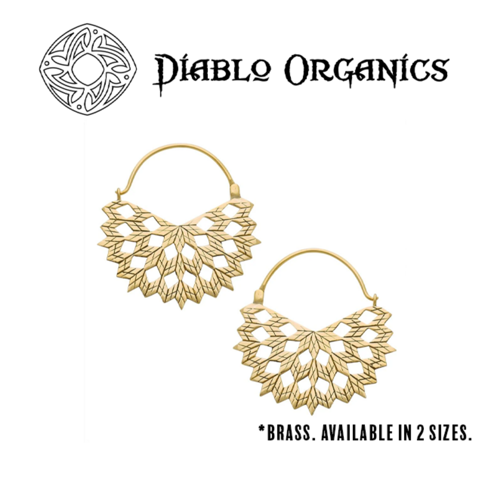 Diablo Organics Diablo Organics "Peacock Hoops"
