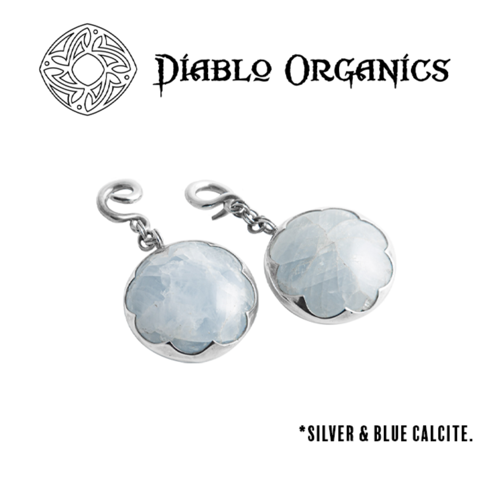 Diablo Organics Diablo Organics Blue Calcite cushion on classic coil