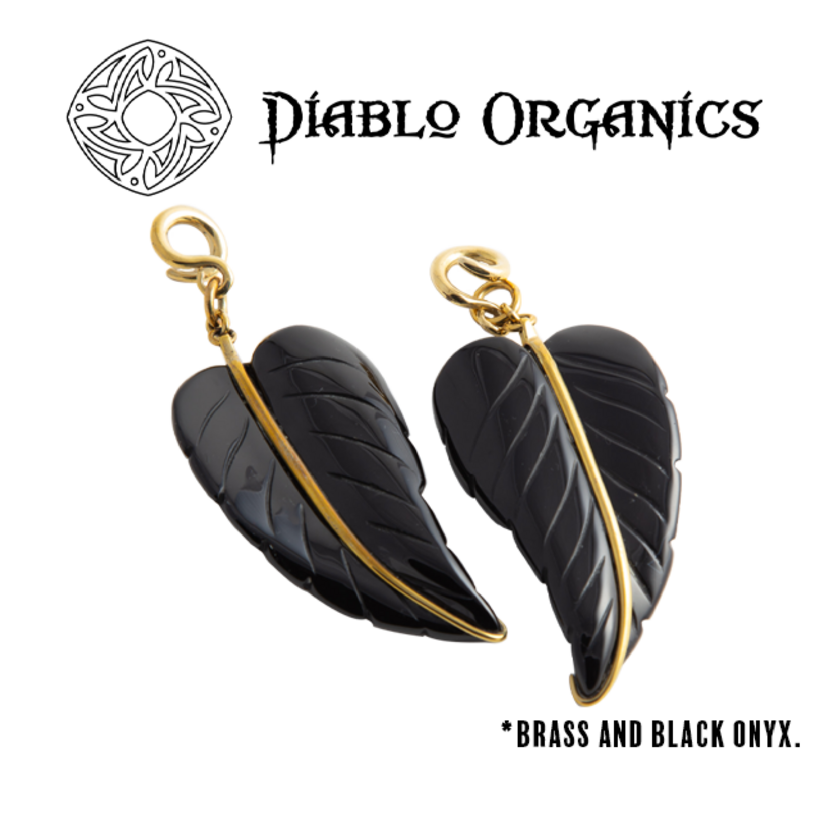 Diablo Organics Diablo Organics Onyx Feather on classic coil