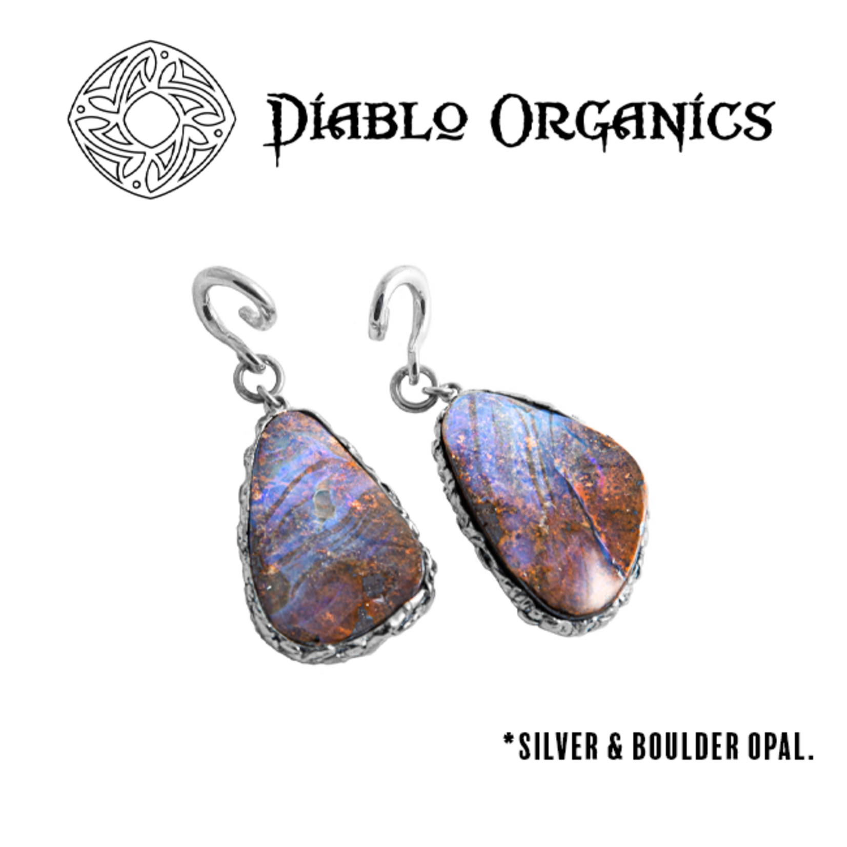 Diablo Organics Diablo Organics Boulder Opal on classic coil