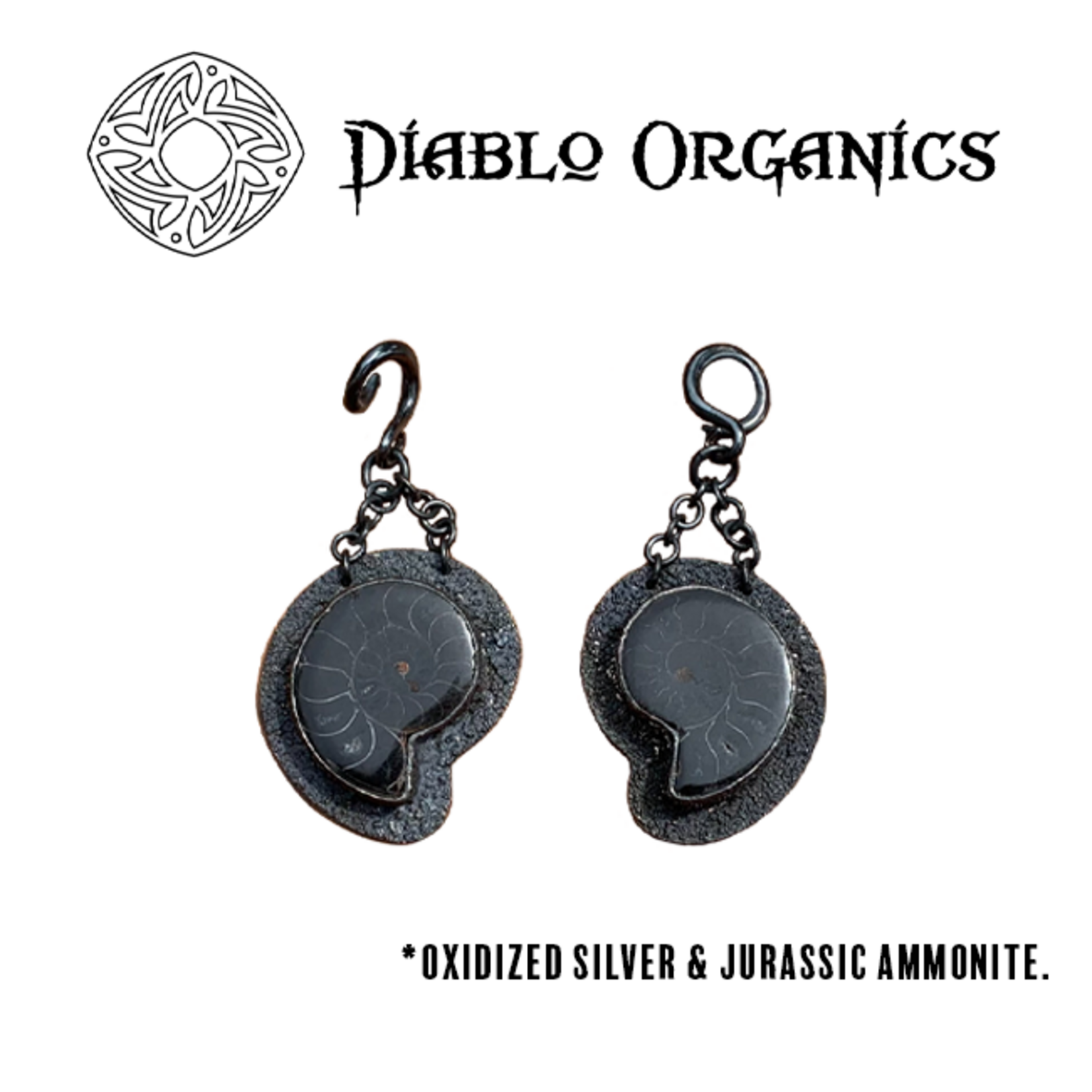 Diablo Organics Diablo Organics black ammonites on classic coil