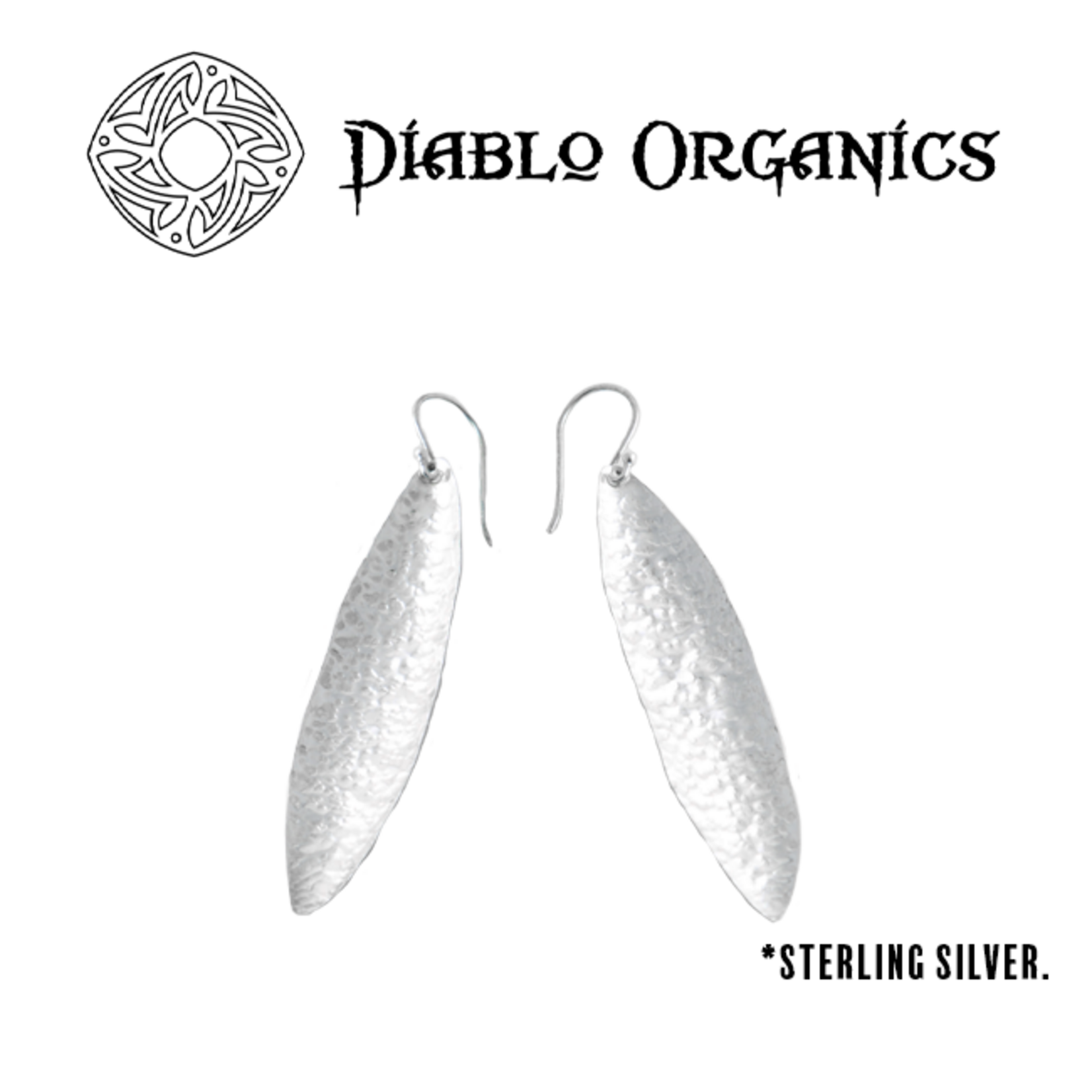 Diablo Organics Diablo Organics Hammered traditional earrings