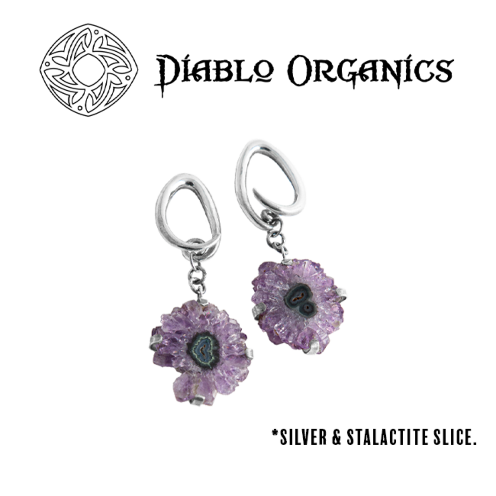 Diablo Organics Diablo Organics Stalactite Slice on teardrop coil