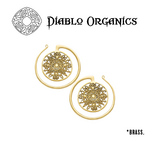 Diablo Organics Diablo Organics Brass "Puju" Hoops