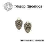 Diablo Organics Diablo Organics Ornate White Brass Spades