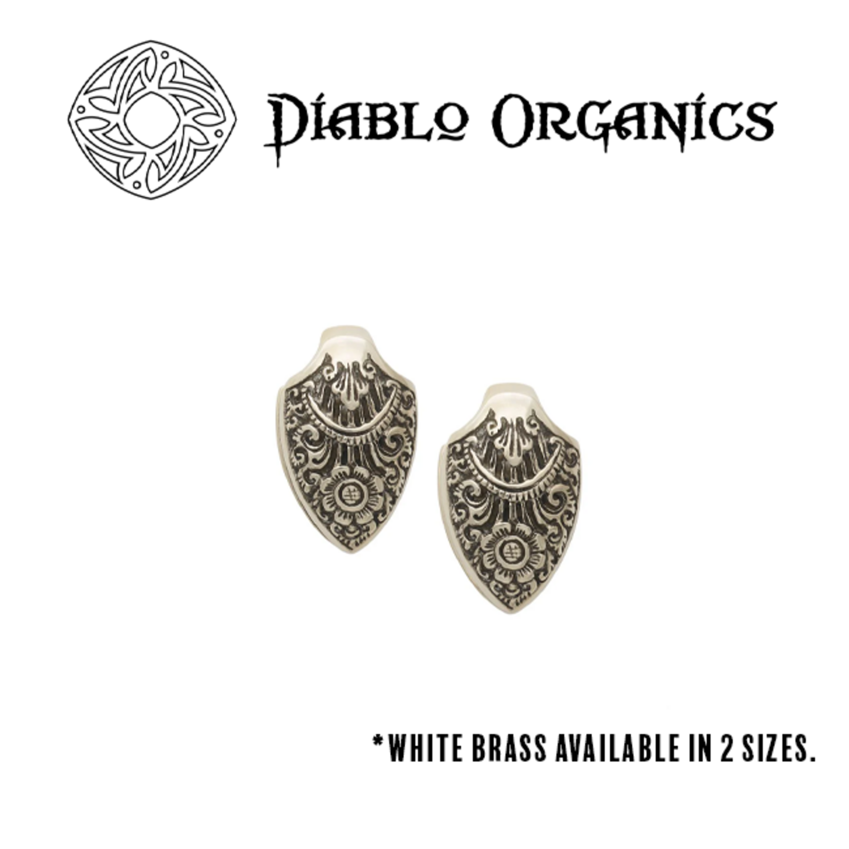Diablo Organics Diablo Organics ornate white brass spades