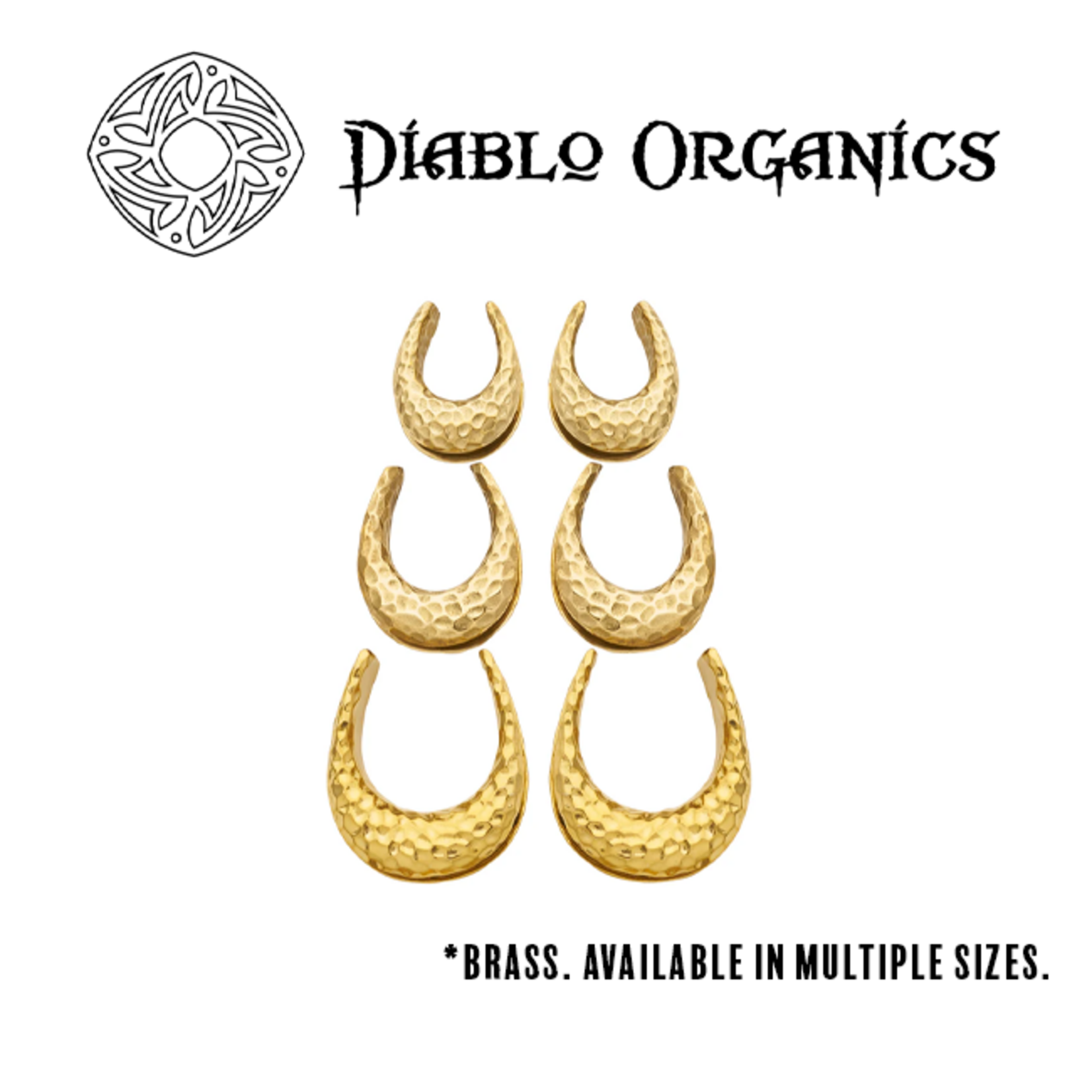 Diablo Organics Diablo Organics hammered brass saddle spreaders