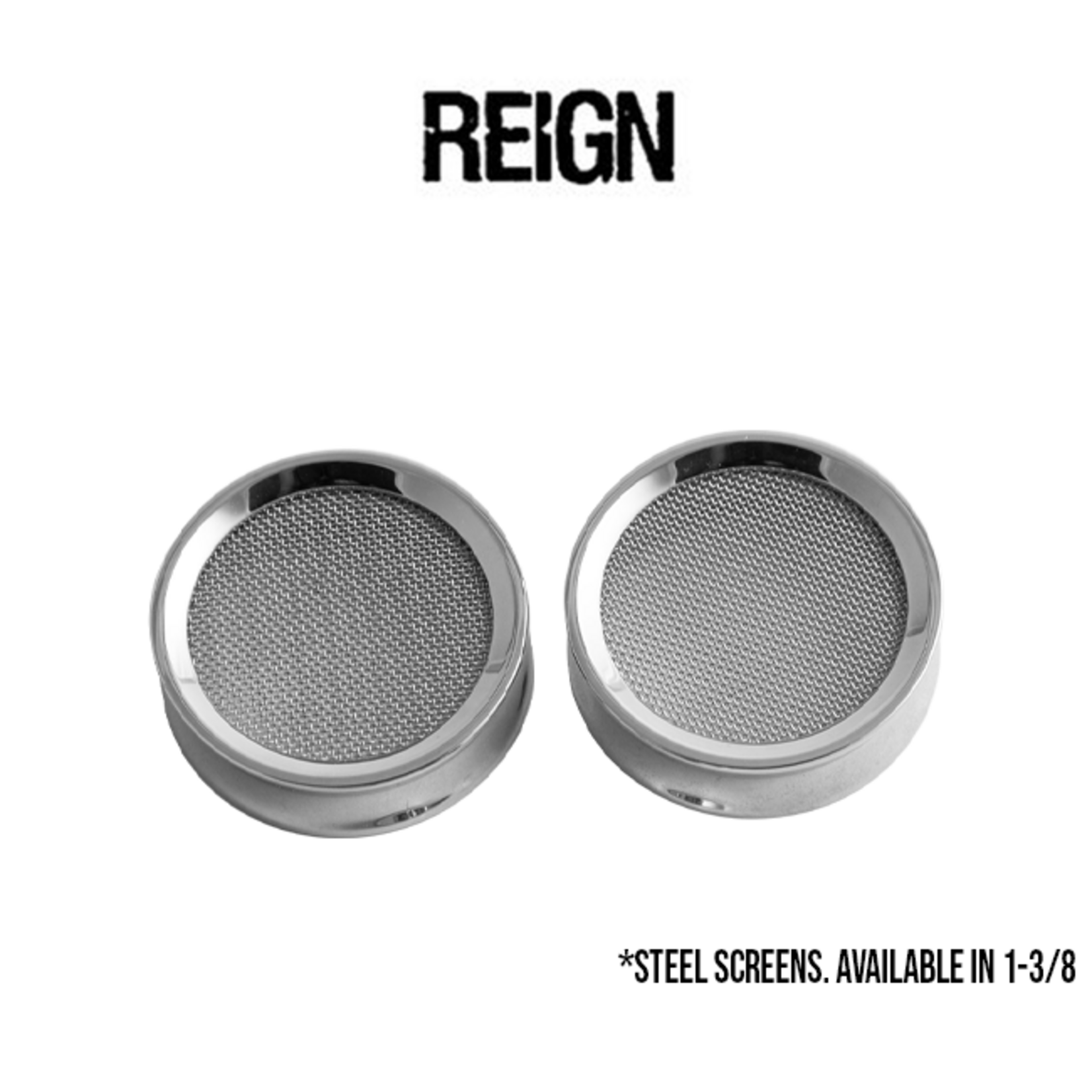 Reign Custom Design Reign Custom Design steel "Screens" double flared plug
