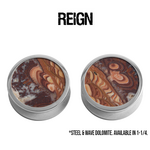 Reign Custom Design Reign Custom Design Steel Plugs with Wave Dolomite