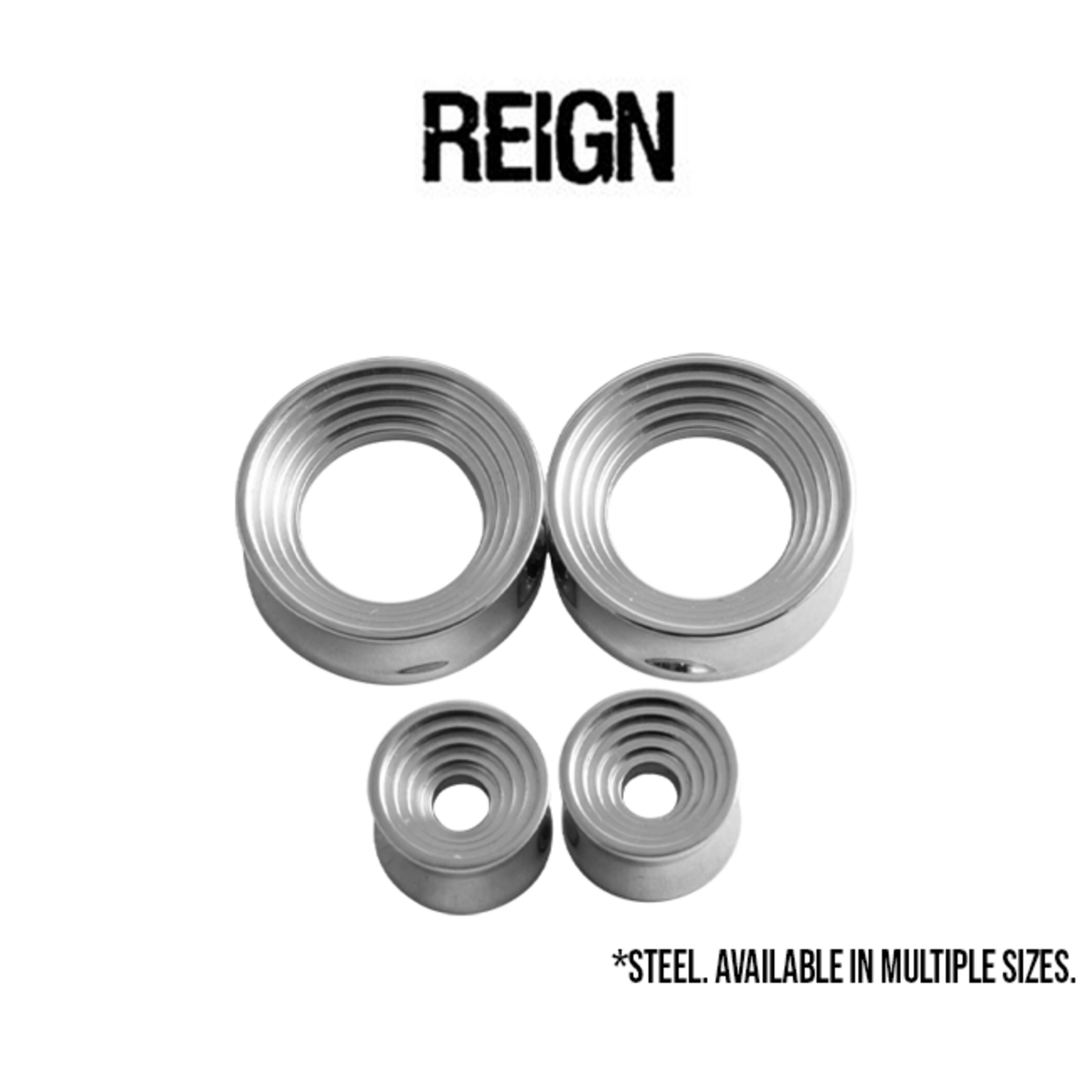 Reign Custom Design Reign Custom Design steel "Aztec" double flared plug