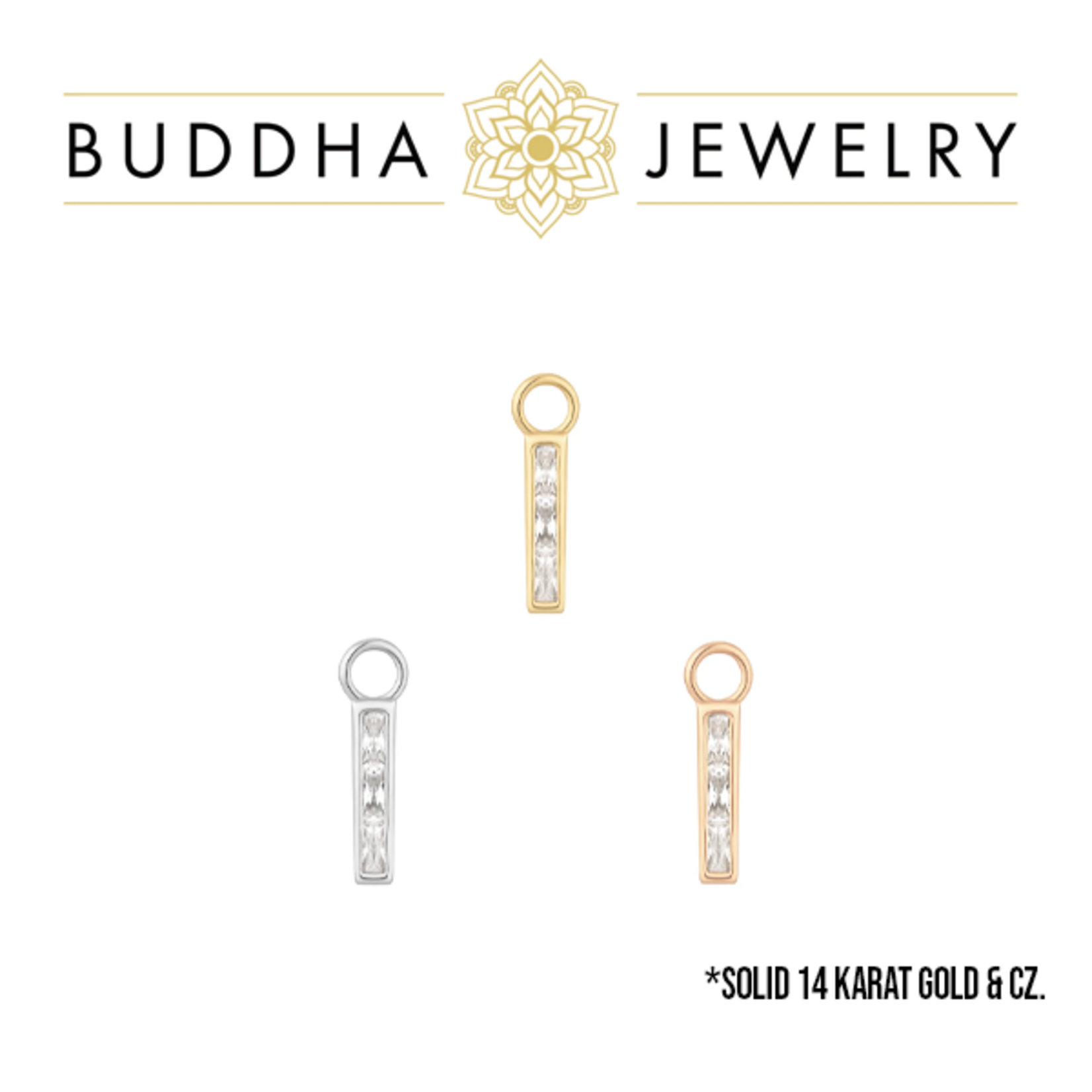 Buddha Jewelry Organics Buddha Jewelry Organics "Invitation" charm with CZ