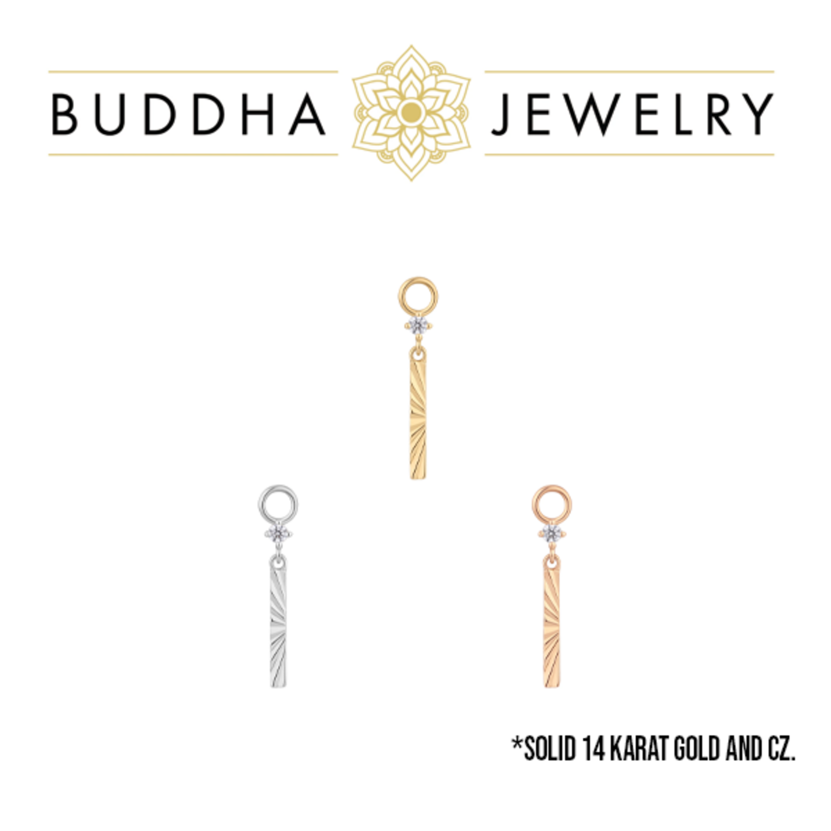 Buddha Jewelry Organics Buddha Jewelry Organics "Labyrinth" charm with CZ