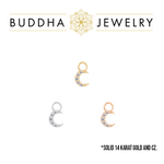 Buddha Jewelry Organics Buddha Jewelry Organics "Lunette" Charm with CZ