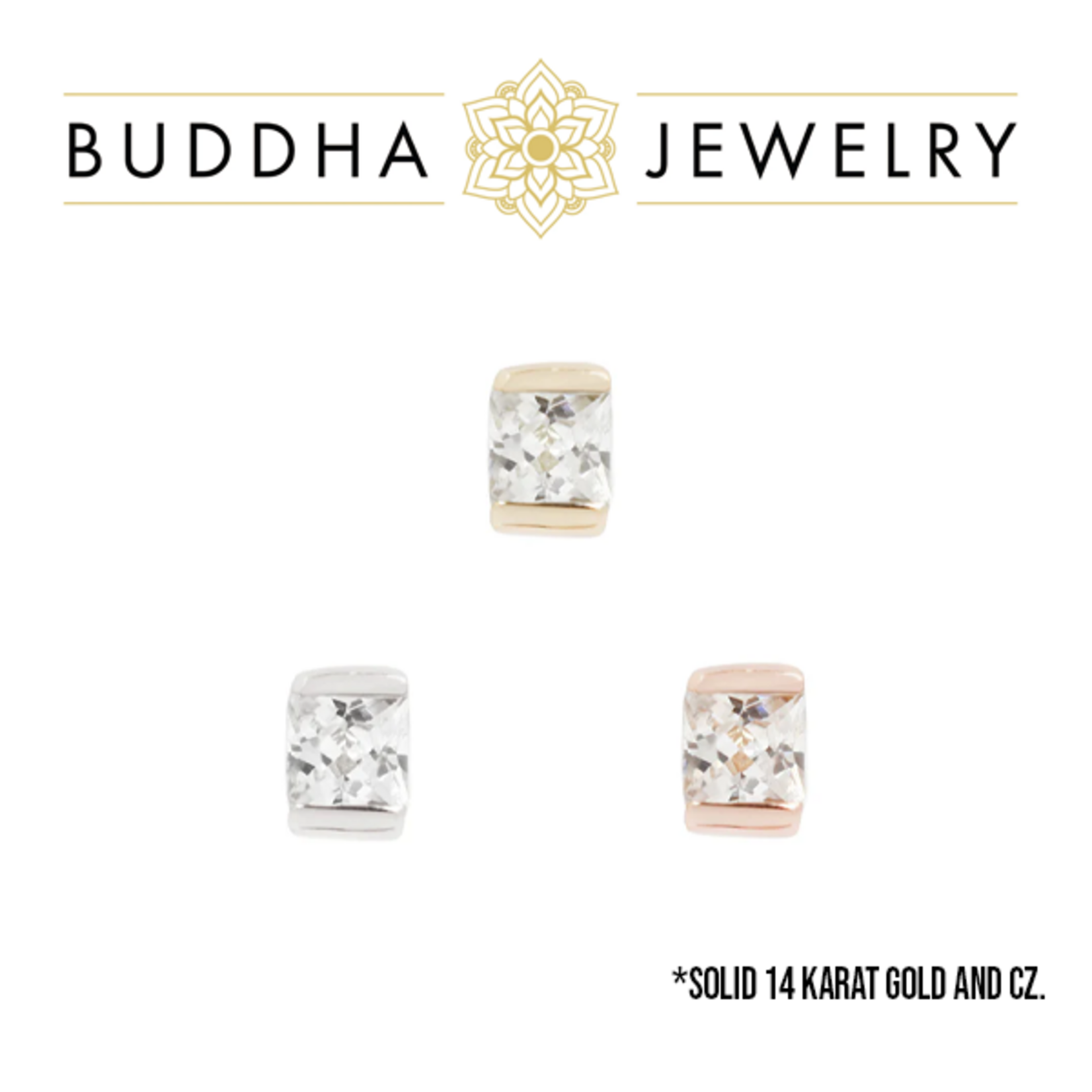 Buddha Jewelry Organics Buddha Jewelry Organics "CEO" press-fit end with CZ