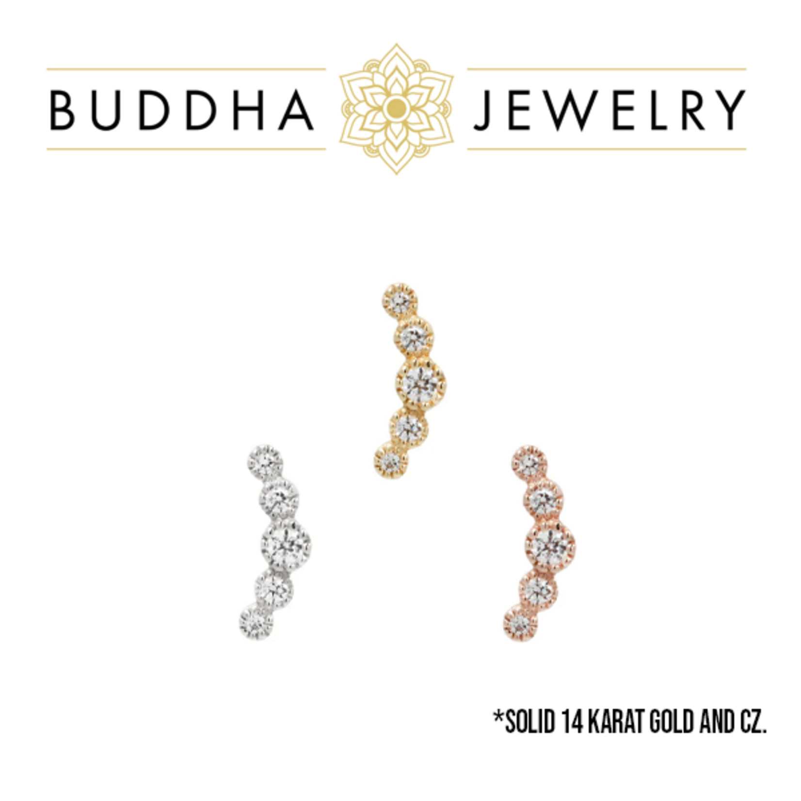 Buddha Jewelry Organics Buddha Jewelry Organics "Infinity" press-fit end with CZ