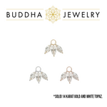 Buddha Jewelry Organics Buddha Jewelry Organics "Moet" Charm with White Topaz