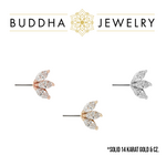 Buddha Jewelry Organics Buddha Jewelry Organics Forward Facing "Moet" With CZ
