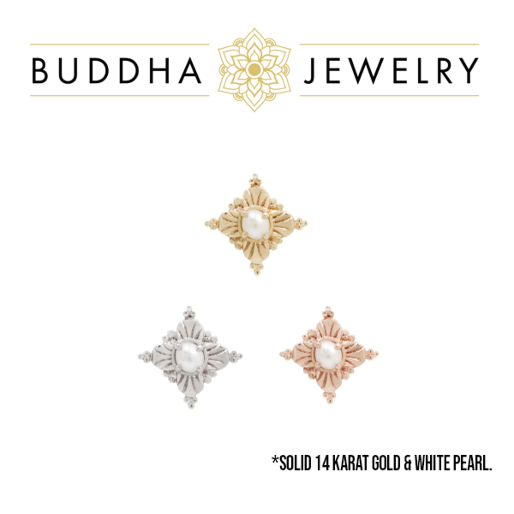 Buddha Jewelry Organics Buddha Jewelry Organics "Antoinette" press-fit end with pearl.