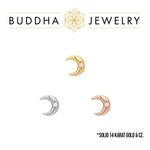 Buddha Jewelry Organics Buddha Jewelry Organics "Moonshine" Moon with CZ