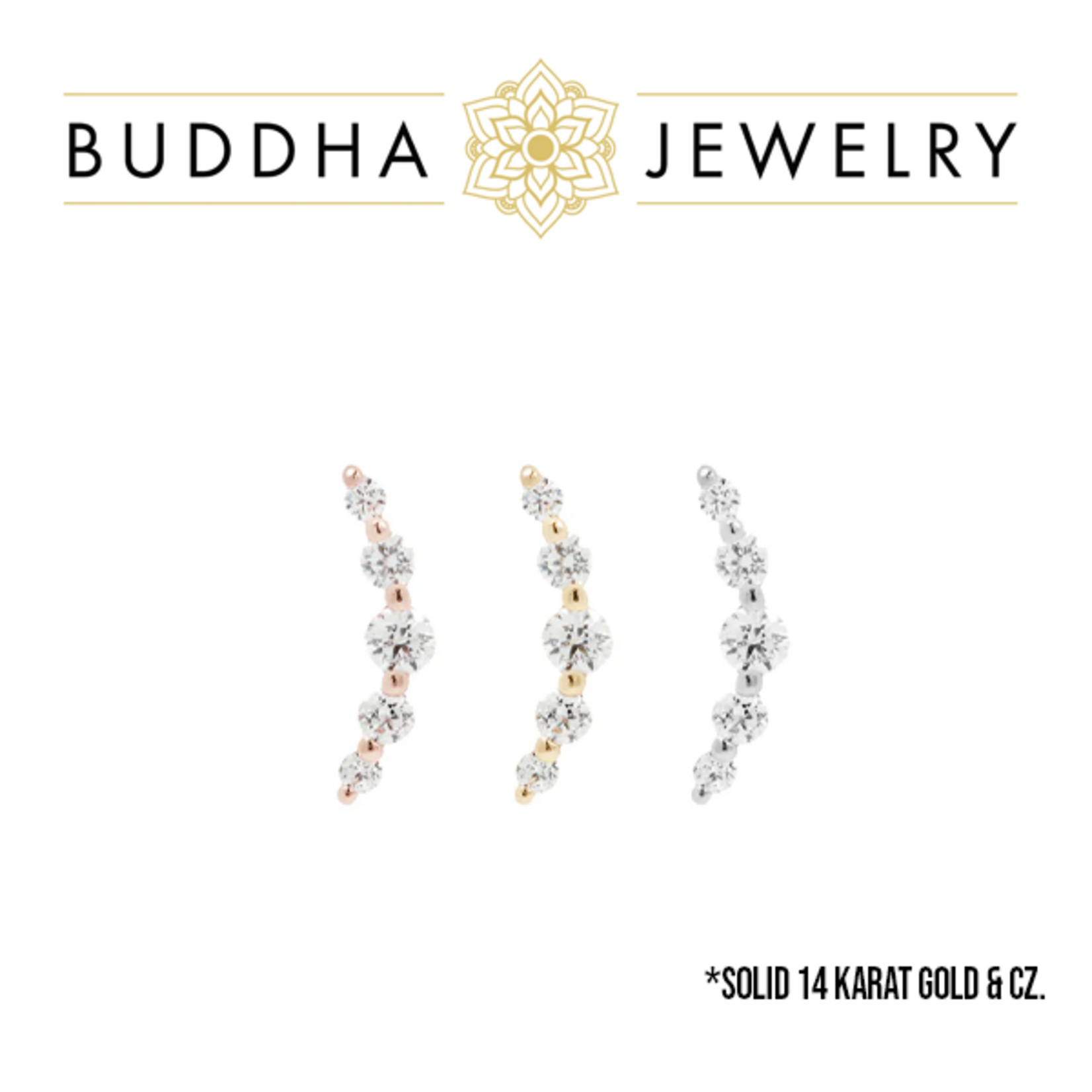 Buddha Jewelry Organics Buddha Jewelry Organics "Eternal" press-fit end with CZ