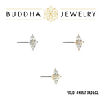 Buddha Jewelry Organics Buddha Jewelry Organics forward facing "Ethereal" with CZ