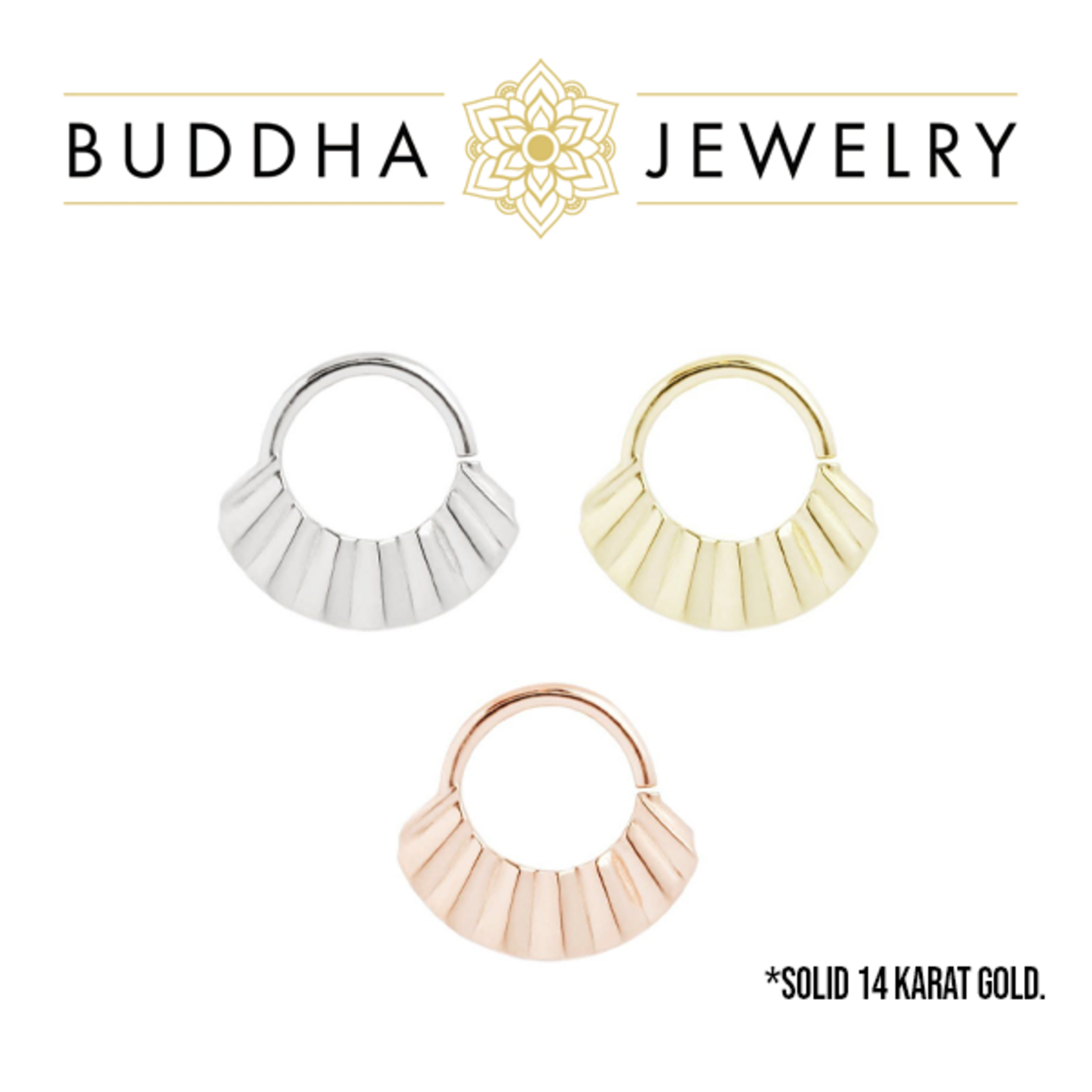 Buddha Jewelry Organics Buddha Jewelry Organics 16g "Hype" seam ring