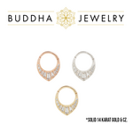 Buddha Jewelry Organics Buddha Jewelry Organics "Prism" Clicker with CZ