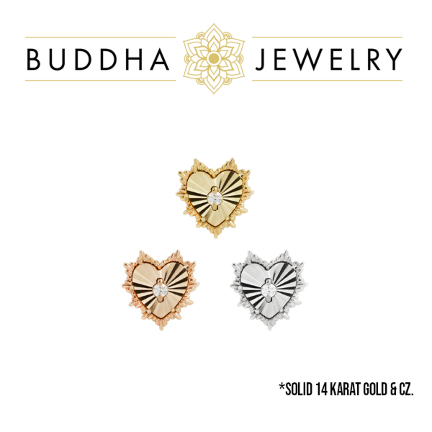 Buddha Jewelry Organics Buddha Jewelry Organics "Bad Romance" press-fit end with CZ