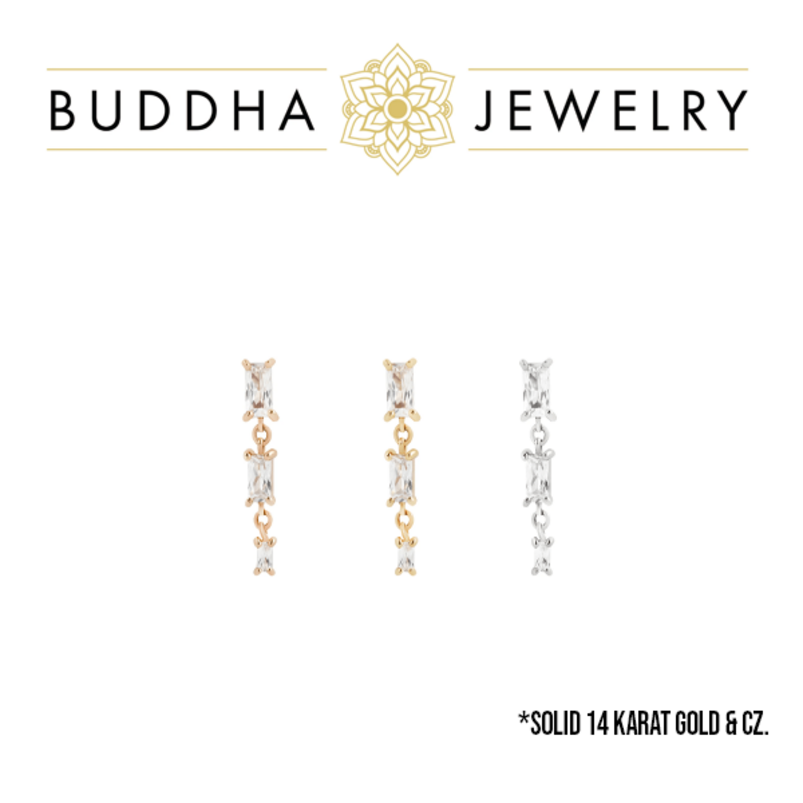Buddha Jewelry Organics Buddha Jewelry Organics "Harlow" press-fit end with CZ