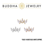 Buddha Jewelry Organics Buddha Jewelry Organics "Alice" with White Sapphires