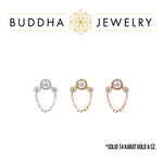 Buddha Jewelry Organics Buddha Jewelry Organics "Halston" with chain and CZ