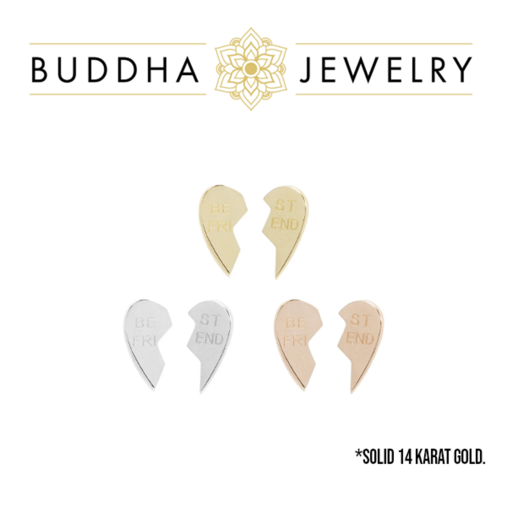 Buddha Jewelry Organics Buddha Jewelry Organics "BFF" press-fit end