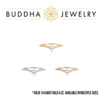 Buddha Jewelry Organics Buddha Jewelry Organics 16g "Nyx" clicker with CZ