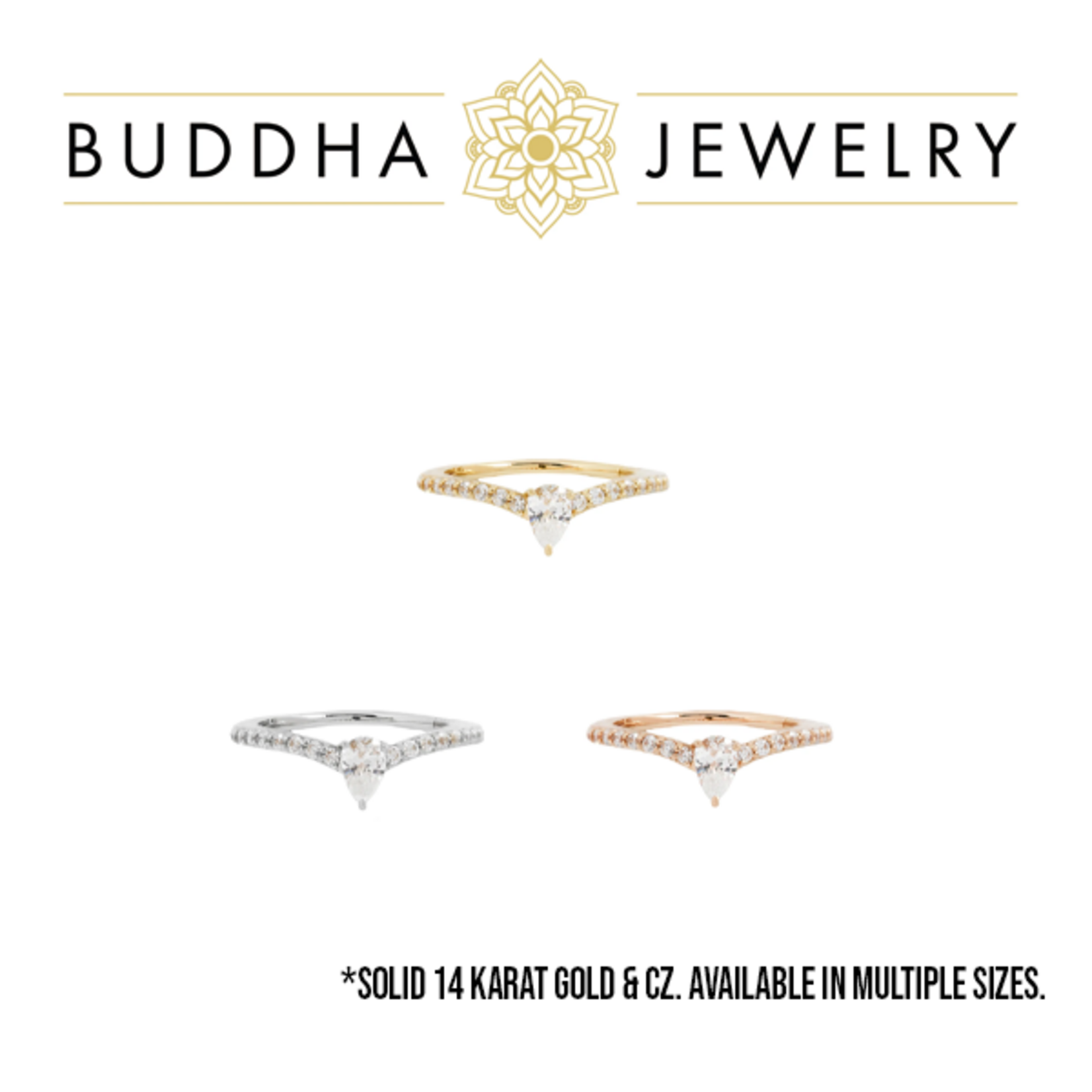 Buddha Jewelry Organics Buddha jewelry Organics 16g "Nyx" clicker with CZ