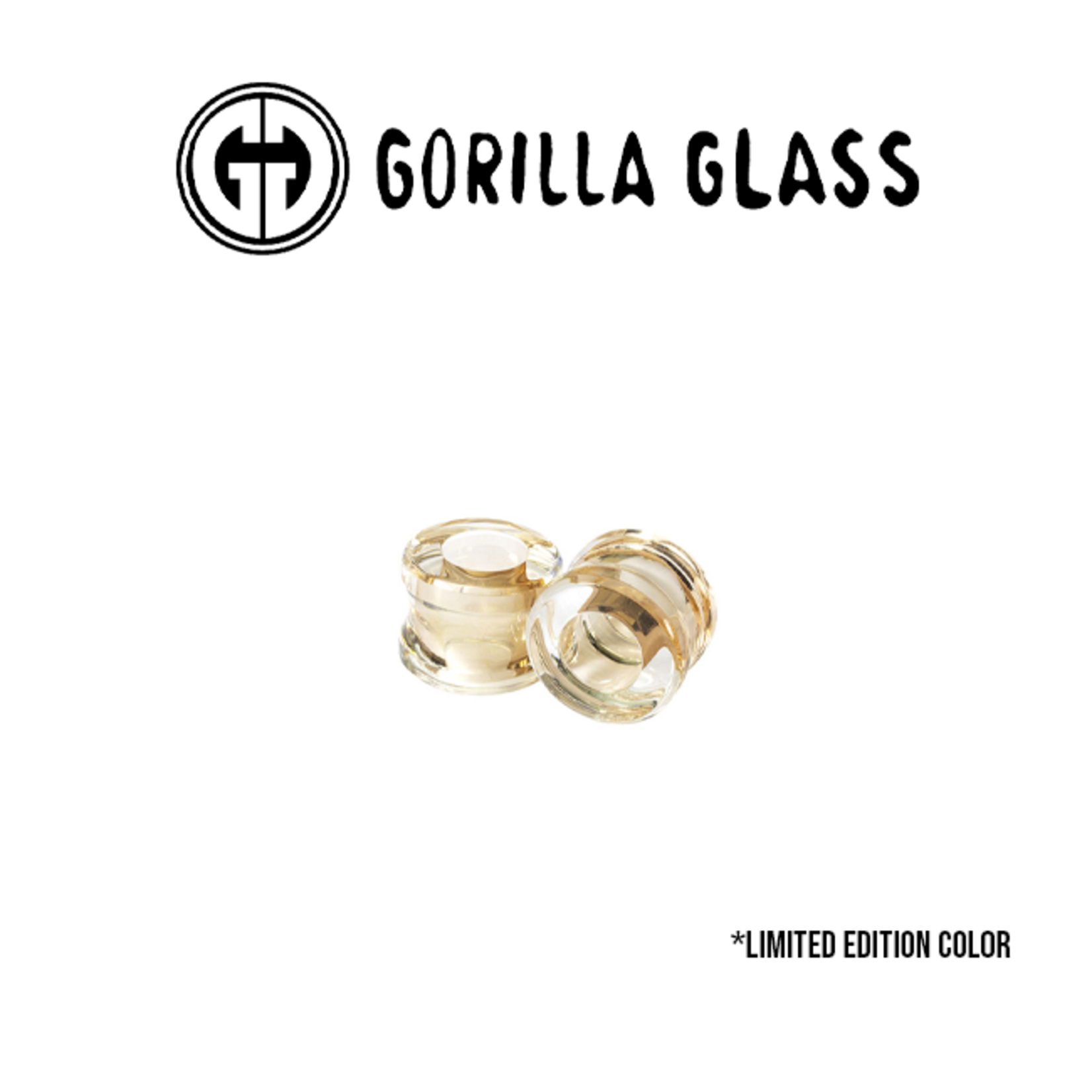 Gorilla Glass Gorilla Glass "Lifesaver" double flared tunnels