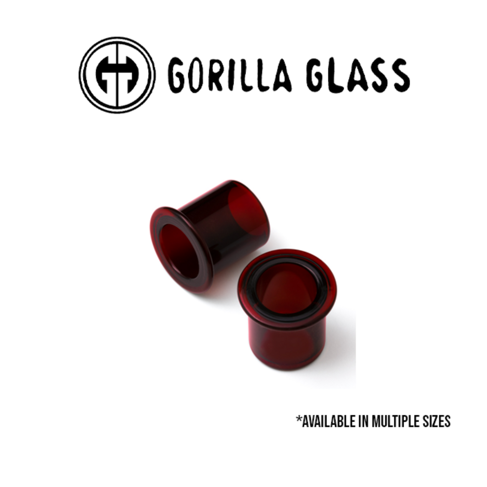 Gorilla Glass Gorilla Glass single flared borosilicate glass Bullethole
