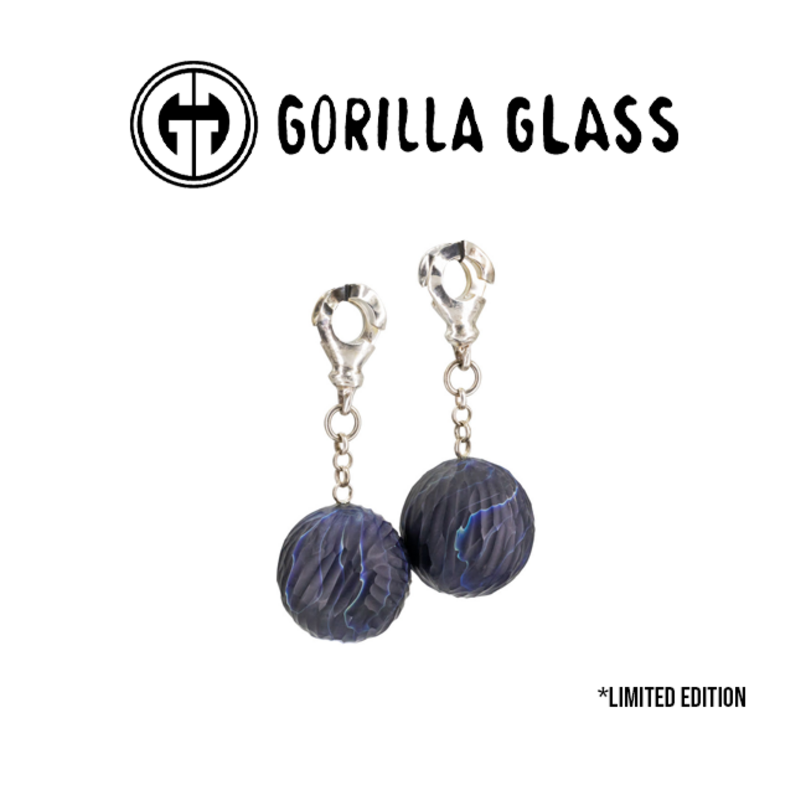 Gorilla Glass Gorilla Glass hand carved ball and chain weights