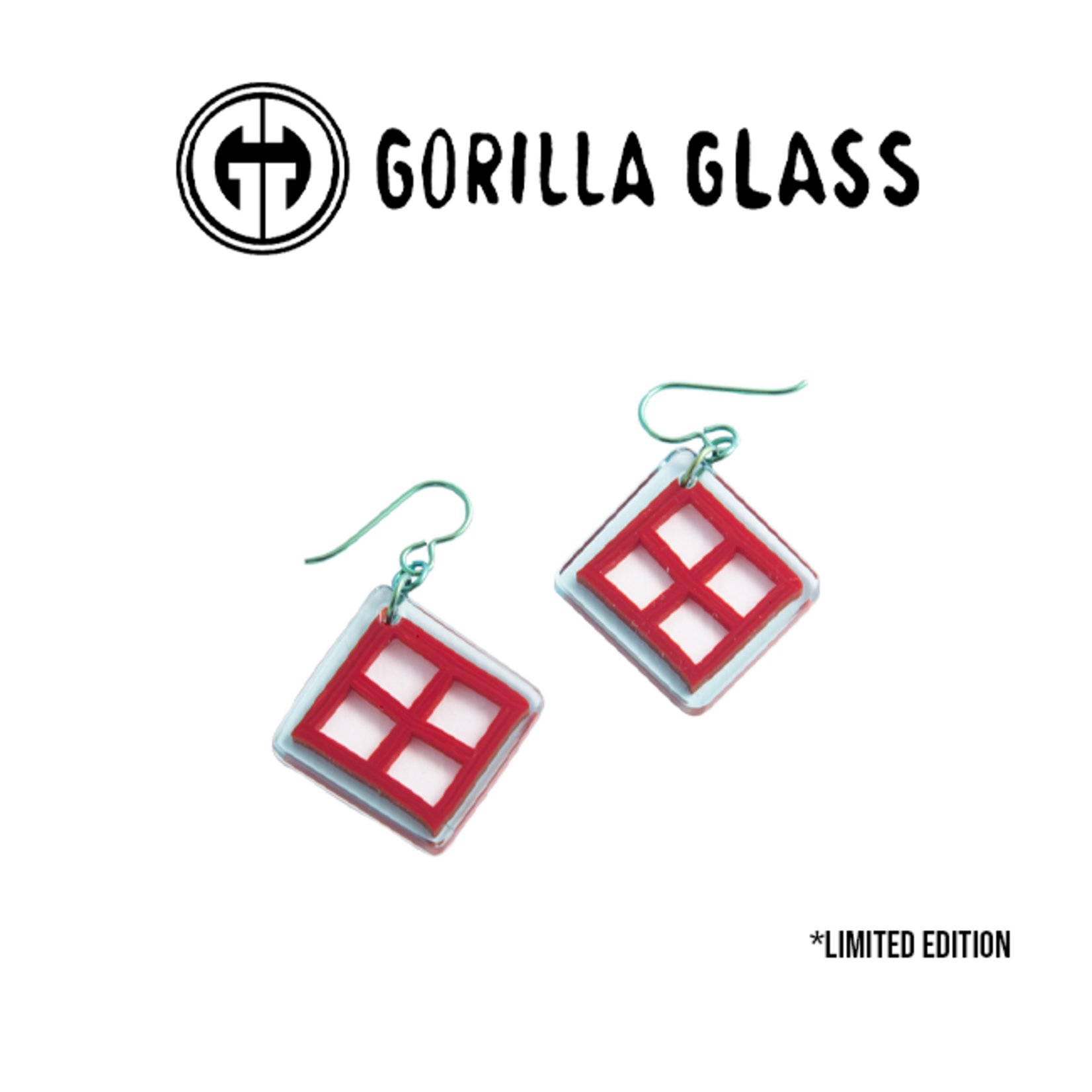 Gorilla Glass Gorilla Glass "Playground" Traditional Earring