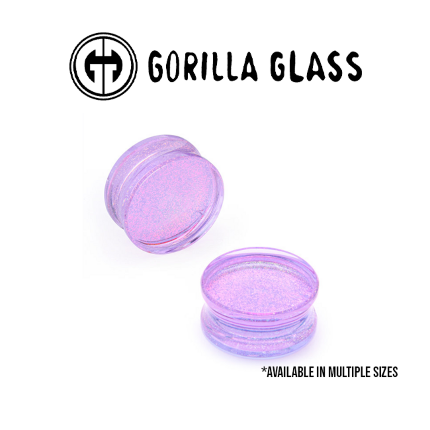 Gorilla Glass Gorilla Glass double flared deluxe dichroic plugs