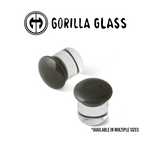 Gorilla Glass Gorilla Glass Single Flare Gray Color Front Plugs