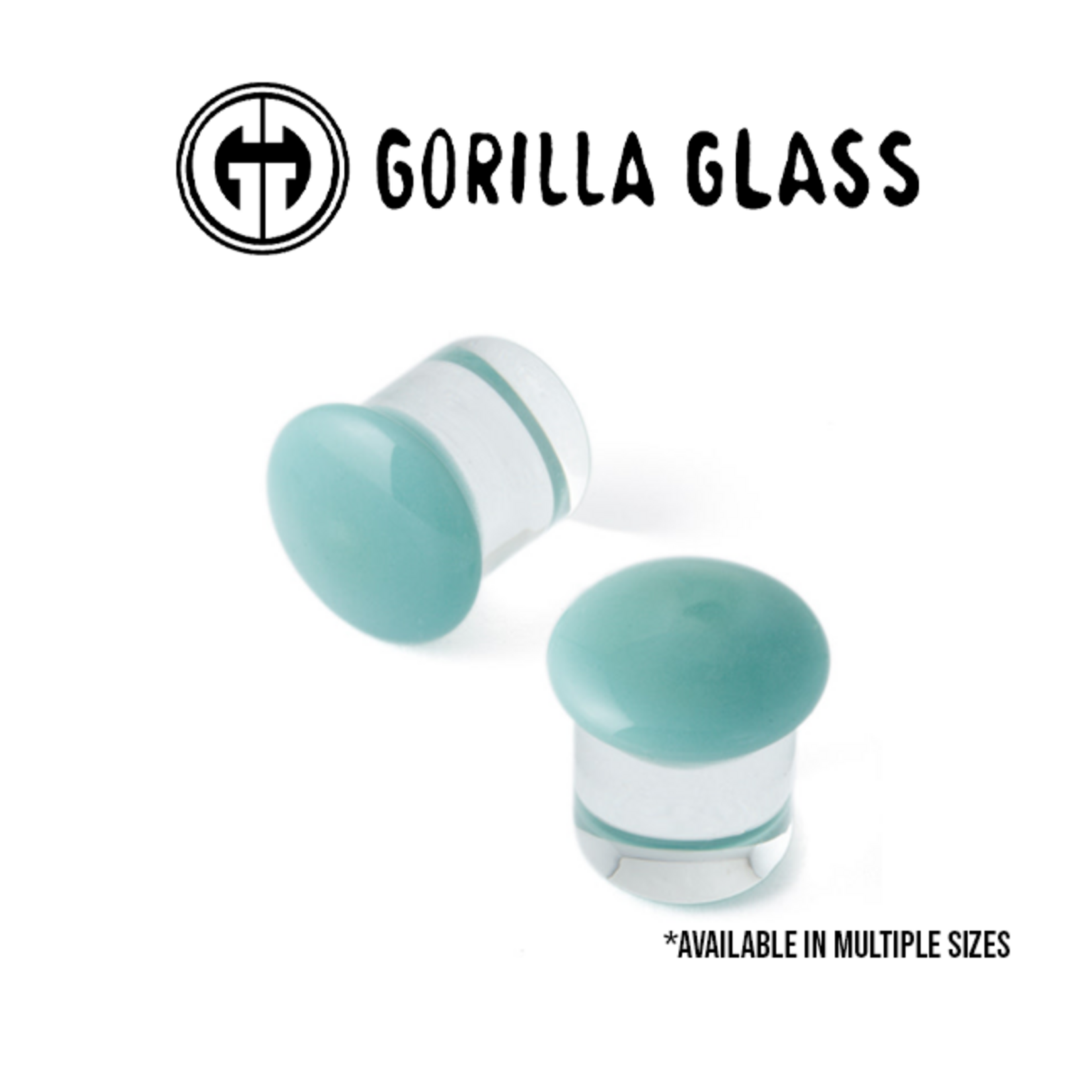 Gorilla Glass Gorilla Glass single flare Agave color front plugs