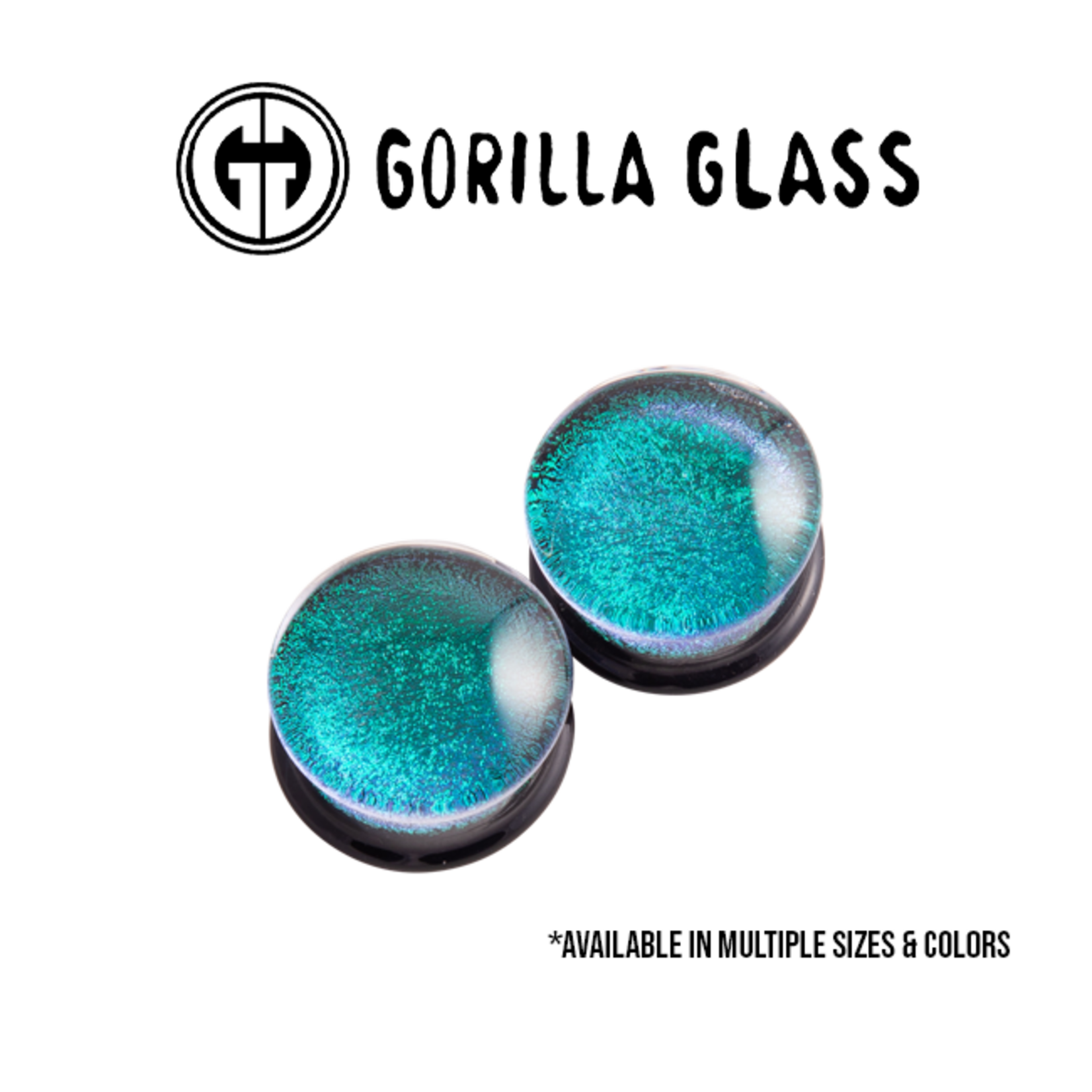 Gorilla Glass Gorilla Glass Dichroic double flared plugs