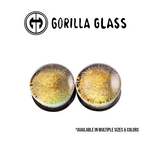 Gorilla Glass Gorilla Glass Dichroic Double Flared Plugs