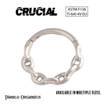 Crucial by Diablo Organics Crucial by Diablo Organics 16g Titanium "Chain" Clicker